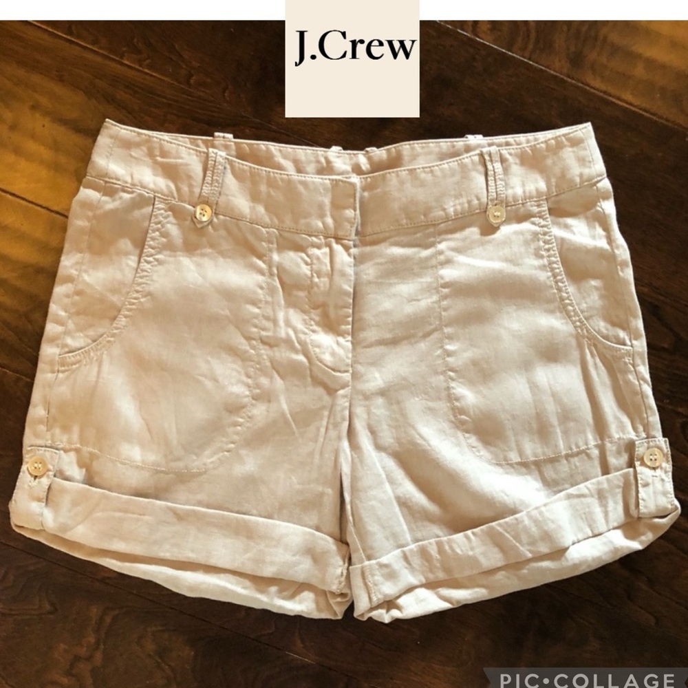 JCrew linen shorts